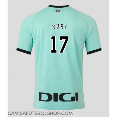 Camisa de time de futebol Athletic Bilbao Yuri Berchiche #17 Replicas 3º Equipamento 2025-26 Manga Curta Camisa de time de futebol Athletic Bilbao Yuri Berchiche #17 Replicas 3º Equipamento 2025-26 Manga Curta